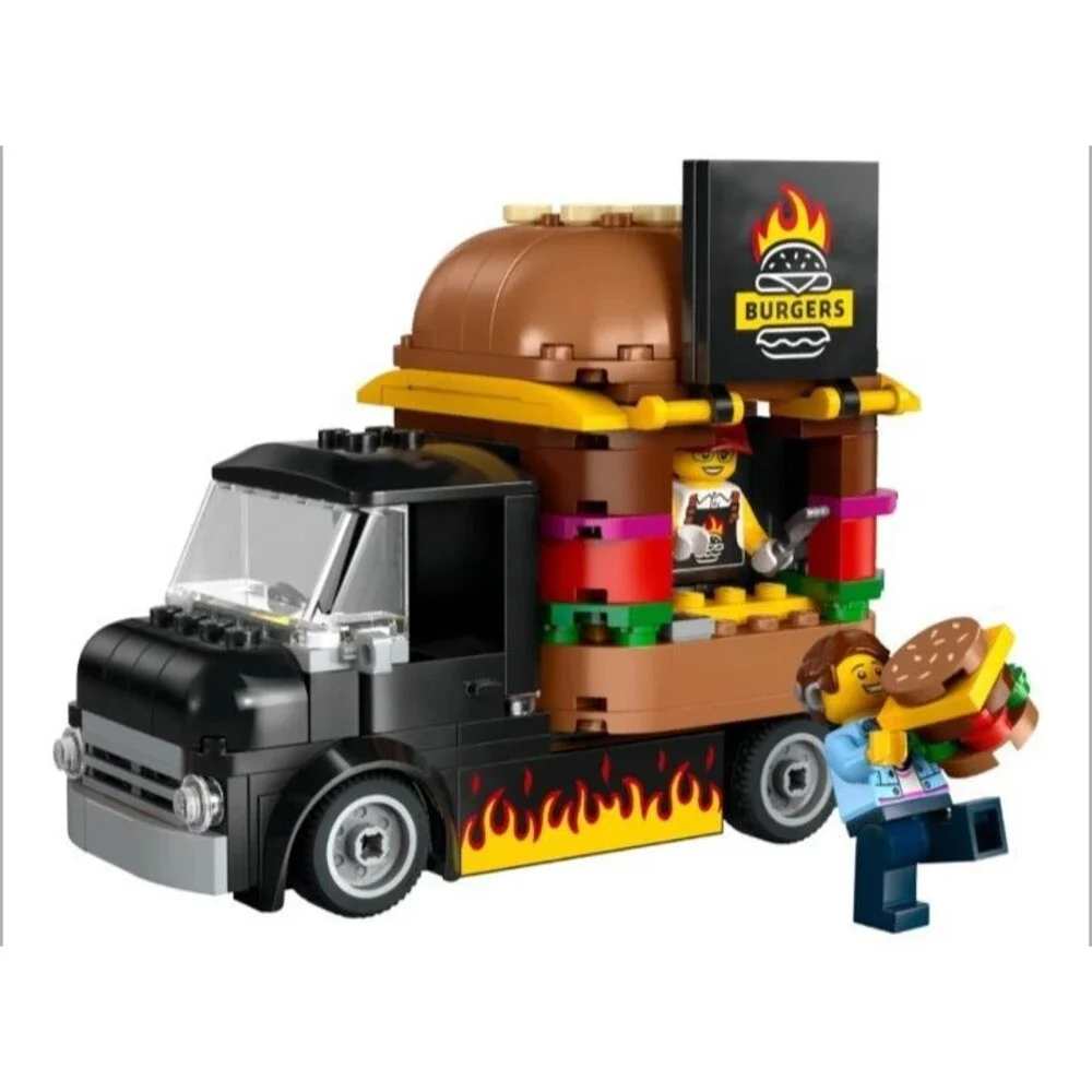 LEGO City Burger Truck 60404 194pcs NIB Factory Sealed Food Truck Fast Food